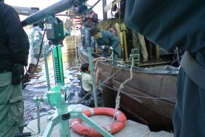 sherlock holmes filming river thames