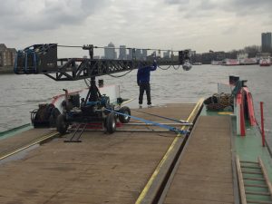 river thames filming platform scheldemond i