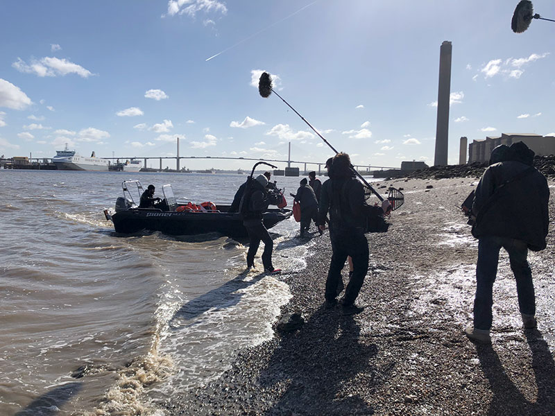 river thames filming dartford