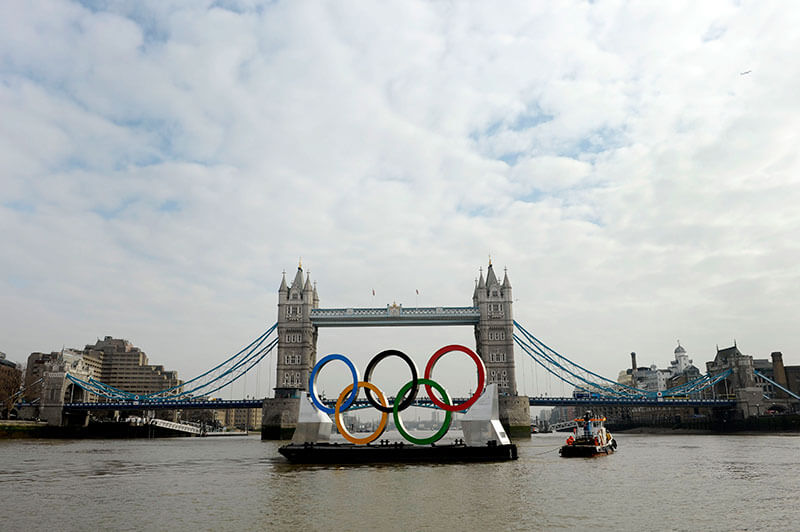 olympic rings tower bridge