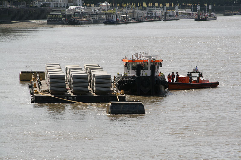 bennett's barges man overboard safety exercise