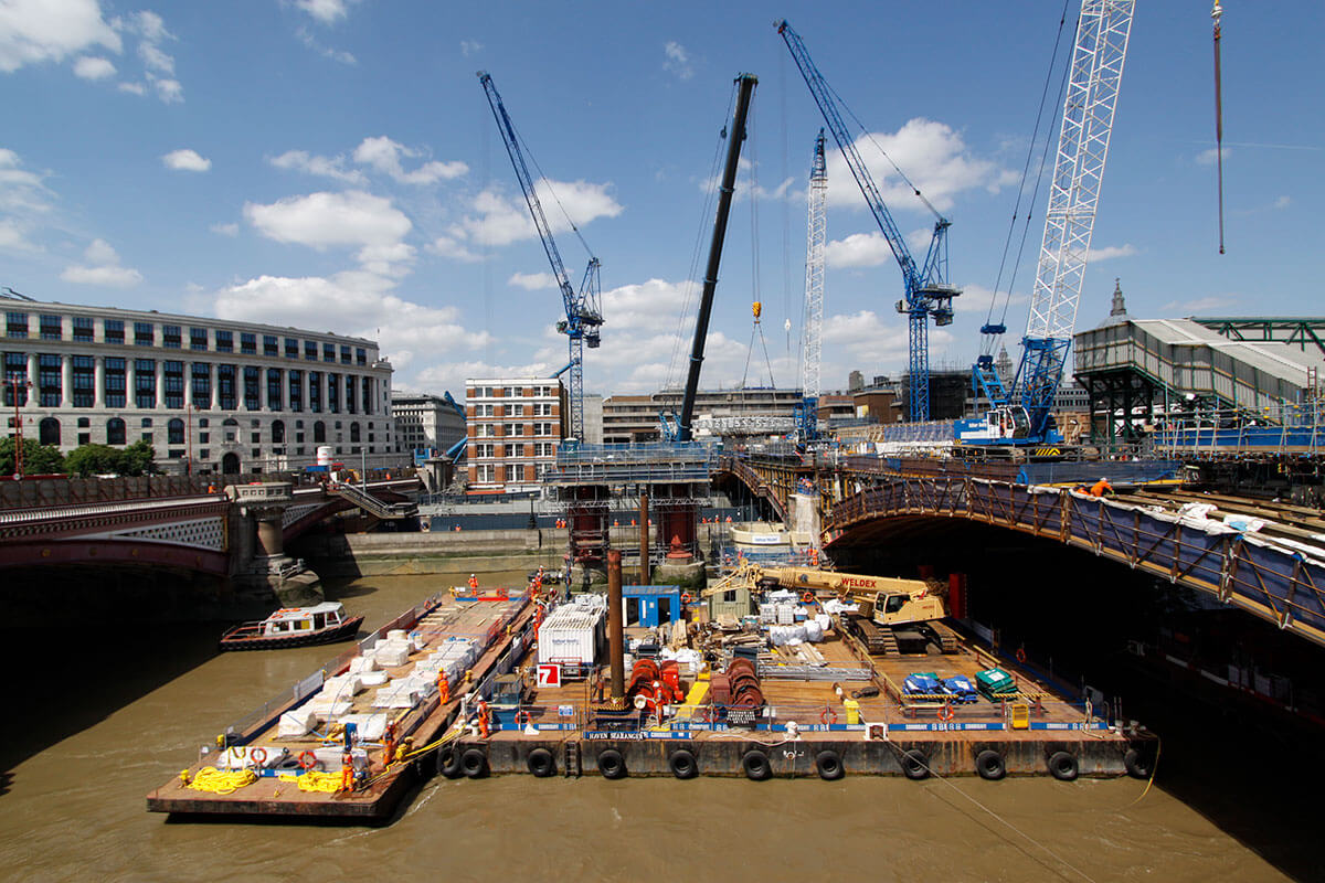blackfriars rail bridge reconstruction
