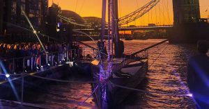 hugo boss yacht butler's wharf pier