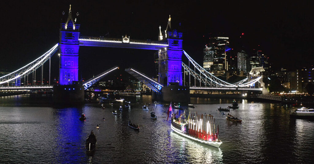 reflections flotilla thames video