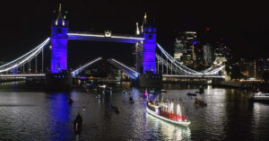reflections flotilla thames video