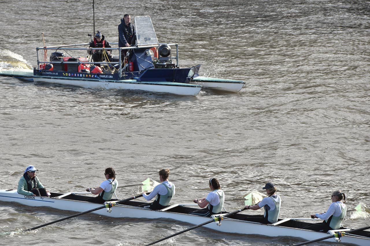 boat race 2023 livett's charlie lima camera boat