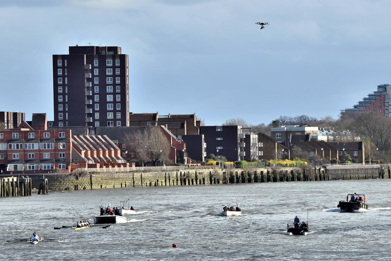 boat race 2023 livett's vessels drone
