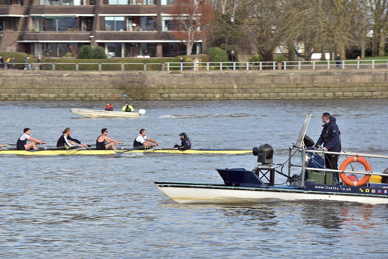 boat race 2023 livett's charlie lima camera boat