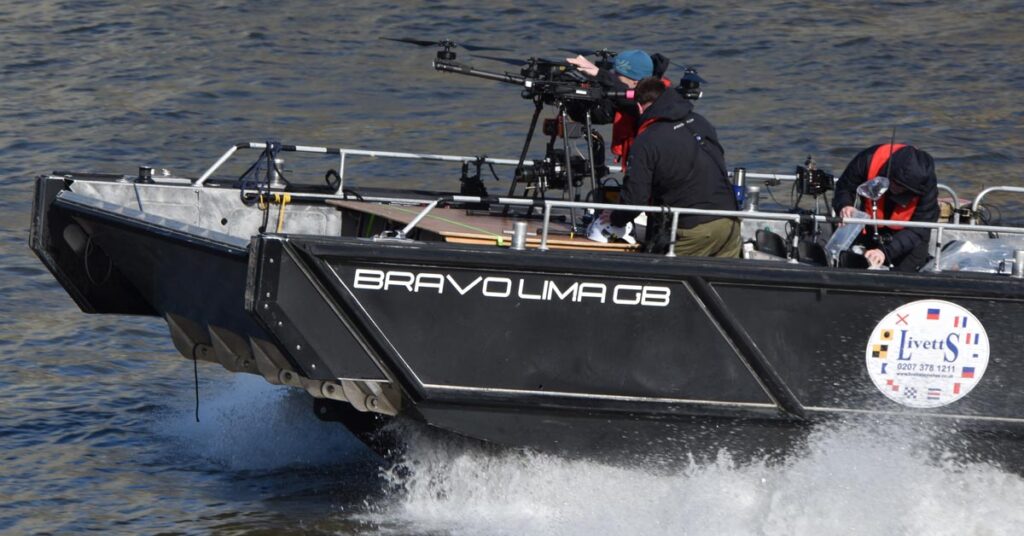 boat race 2023 livett's bravo lima gb drone platform
