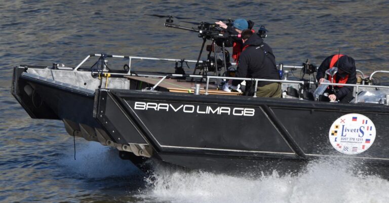 boat race 2023 livett's bravo lima gb drone platform