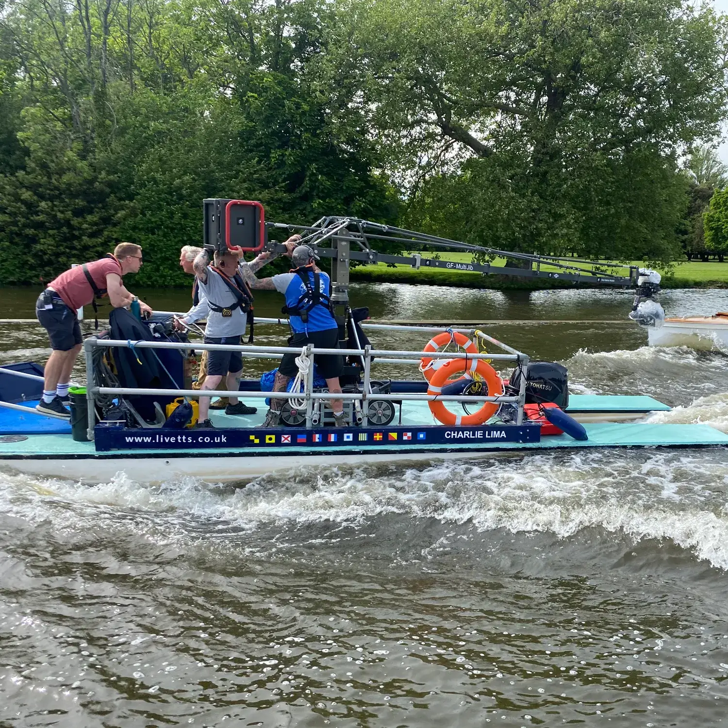 river thames filming charlie lima