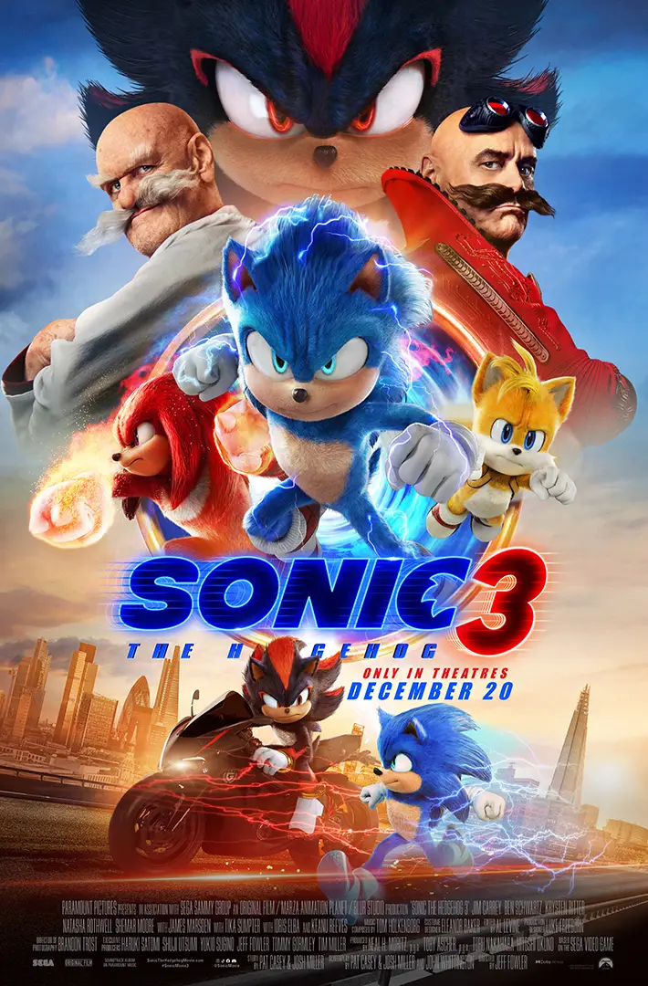 sonic the hedgehog 3 poster