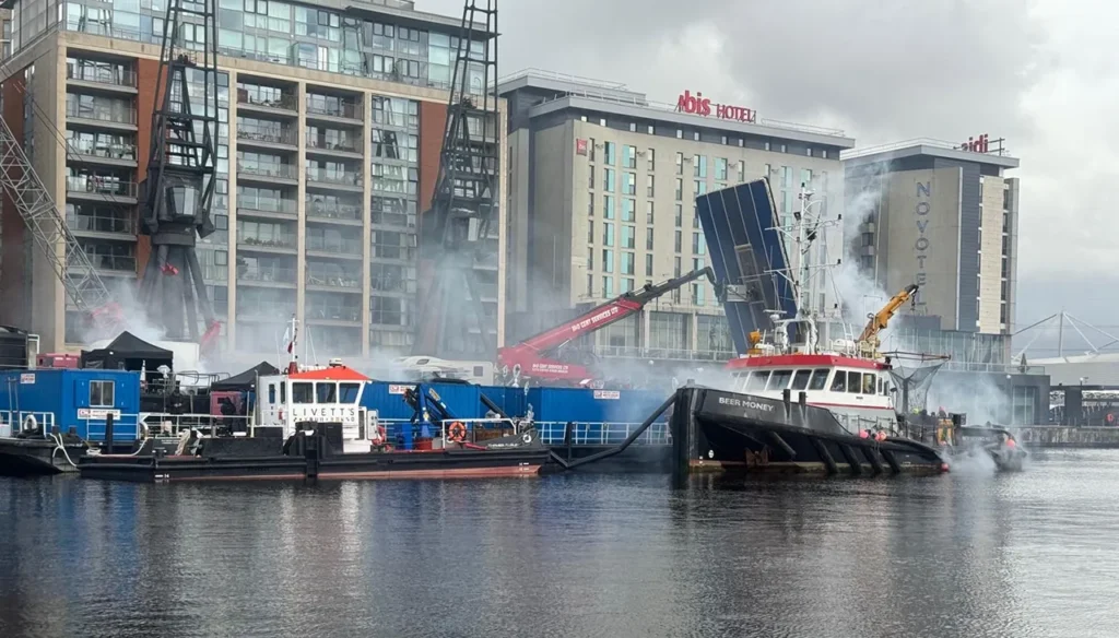 river thames filming marine coordination